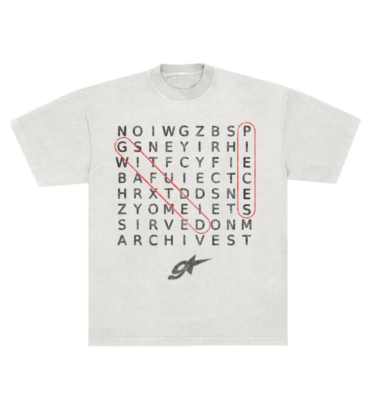 Archive Cross Word Tee