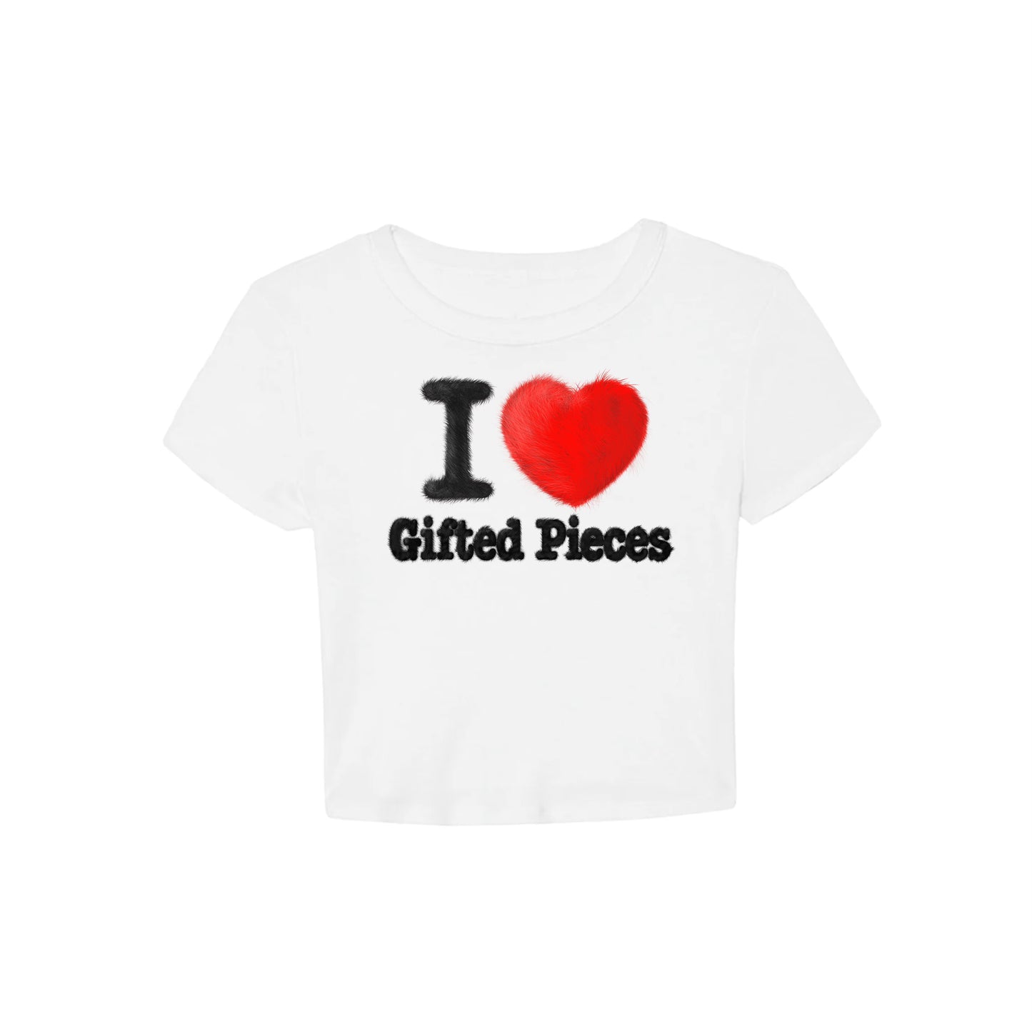 I ❤️ Gifted Pieces Crop Tee