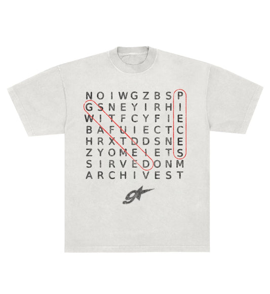 Archive Cross Word Tee