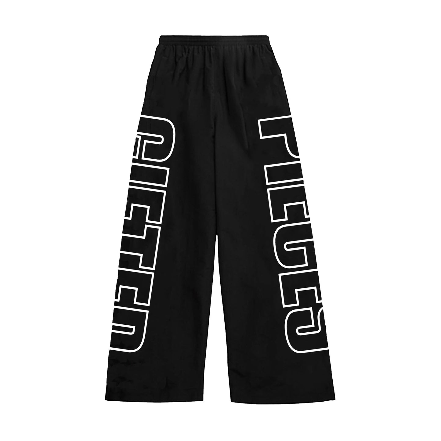 GP Black Nylon Track Pants